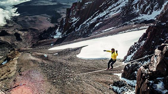 Kilimanjaro: Highline-Weltrekord auf 5.322 Metern / Bild: Thomas Senf