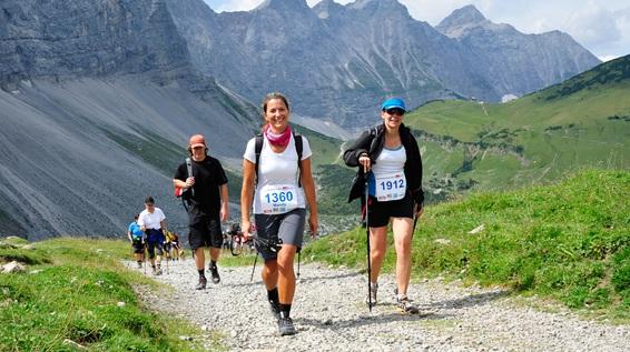 Karwendelmarsch 2014 / Bild: werbegams.at Karwendelmarsch 2014 Wandern Wanderung Scharnitz Pertisau