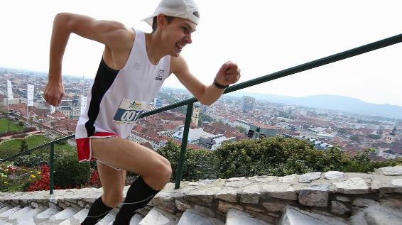 Ausblick auf den Raiffeisen Schloßberg Stiegenlauf am 4. Oktober 2014 / Bild: Media Event Graz