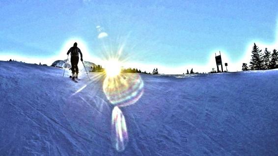Winter-Alternative zu Trailrunning / Bild: therunningtwins.com Ski Tour Winter Alternative zu Trailrunning