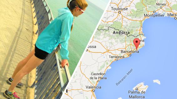 Gast-Blog: Eine Tussi auf Triathlon-Trainingslager / Bild: unicorn-racing Triathlon Training Blog Erfahrung Calella Barcelona Spanien Meer Triathletin