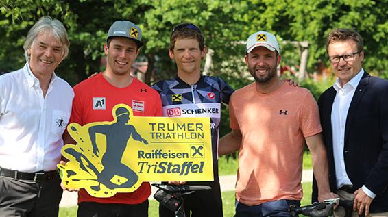 Triathlon-Grande-Dame und Snowboard-Weltmeister bei Trumer Triathlon 2017 am Start / Bild: Veranstaltung