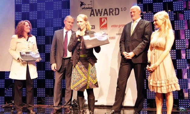 VAUDE erhaelt Utopia Publikumspreis