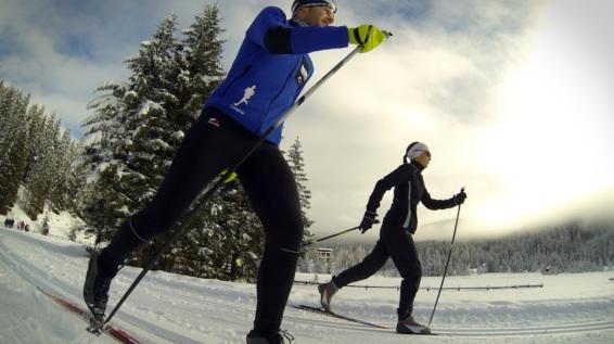 Langlaufen für alle! / Bild: therunningtwins.com Langlaufen, Fitness, Wintertraining für Läufer, Ausdauertraining Winter
