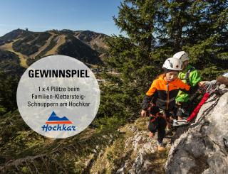 Gewinnspiel: Als Familie zum Klettersteig-Schnuppern am Hochkar (NÖ)