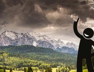 Richtiges Verhalten bei Gewittern in den Bergen © iStock / manfredxy / leremy Richtiges Verhalten bei Gewittern in den Bergen