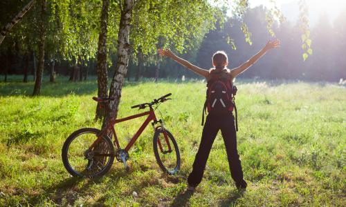 Biken im Frühling Thumbnail