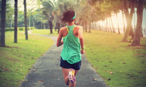 Läufer im Park Thumbnail