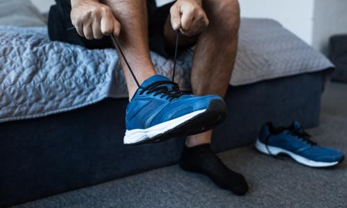 Mann vor dem Wettkampf Thumbnail