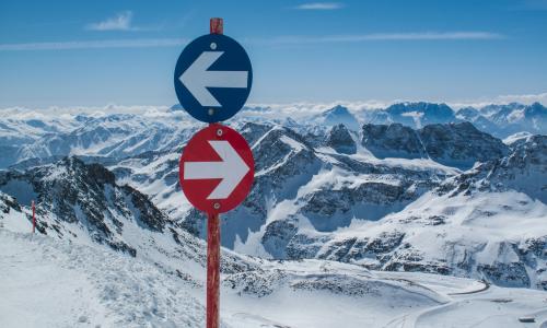 Österreichische Skipisten Beschilderung Thumbnail