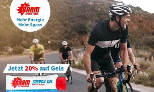 © Hersteller / BAAM Nur für kurze Zeit: 20 % Sonderrabatt auf BAAM Energy Gels