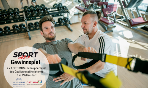 © Therme / Heiltherme Bad Waltersdorf / Harald Eisenberger / Gehe deinen Weg! Wir begleiten dich! Unter diesen Slogans läuft in Bad Waltersdorf das individuelle Gesundheitsprogramm OPTIMUM. Gewinnspiel: Wir verlosen 2 x 1 OPTIMUM-Schnupperpaket im Quellenhotel Heiltherme Bad Waltersdorf