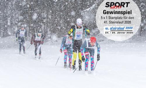 Gewinnspiel: Wir verlosen 5 x 1 Startplatz für den 41. Steiralauf 2020!
