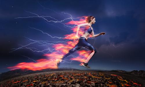 © iStock / SerrNovik Augen zu und durch: Visualisierung beim Sport