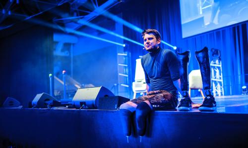 Nicht die Beine bewegen uns, sondern das Denken - weiß Maximilian Schwarzhuber