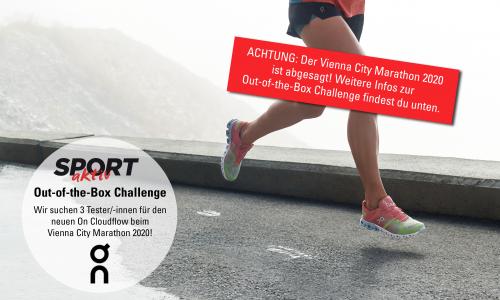 Out-of-the-Box Challenge: Werde Tester/-in des neuen Cloudflow von On Running & starte damit beim Vienna City Marathon!