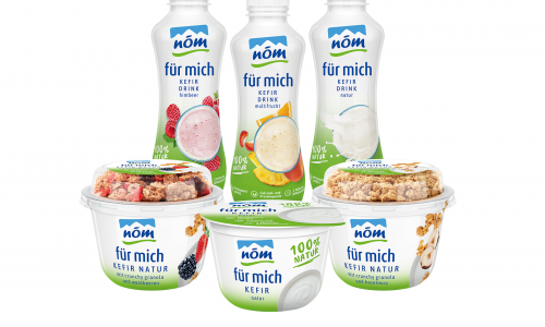© Hersteller / NÖM Bewusster Genuss: Innovative Kefir-Produkte von "nöm für mich"