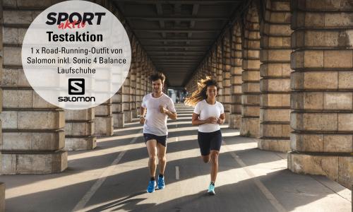 © Fotograf / www.jeremy-bernard.com Werde Tester/in eines Road-Running-Outfits von Salomon inkl. der Sonic 4 Balance Laufschuhe