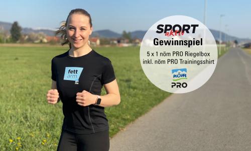 Gewinnspiel für Ernährungsbewusste: Wir verlosen 5 x 1 nöm PRO Riegelbox inkl. nöm PRO Trainingsshirt