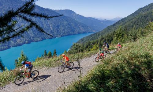 Weissensee: Mountainbiker im Goldfieber