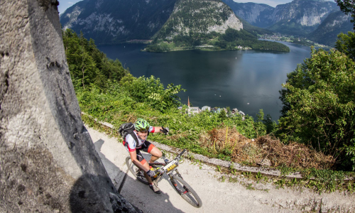 © Fotograf / Erwin Haiden / Bei der Streckenbesichtigung am 21. und 22. Mai können auch Streckenabschnitte wie der Hallstätter Salzberg befahren werden. Start in die Bikesaison: eBike-Testtage in Bad Goisern und Streckenbesichtigung zur Salzkammergut-Trophy