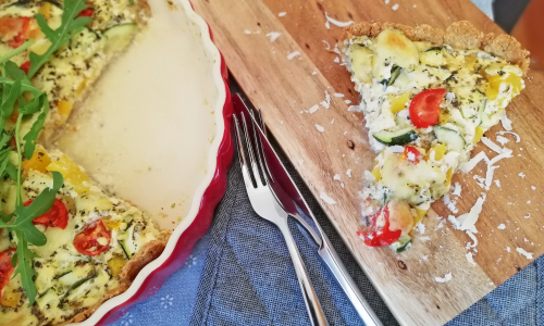 Gesunder Rezepttipp: Leichte Mittelmeer-Quiche