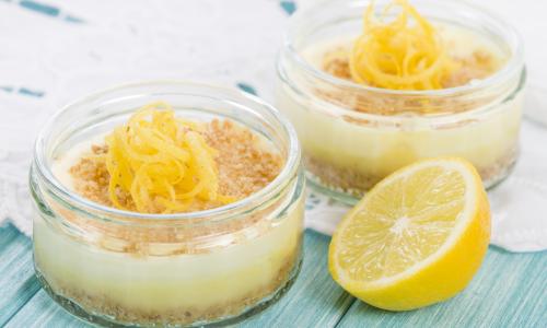 Sport und Genuss: Rezept für geeiste Zitronencreme