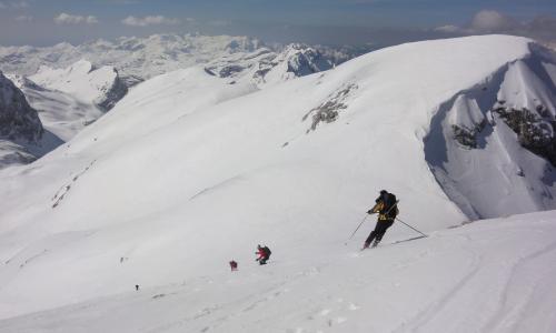 © Fotograf / Janko Humar / Tourismus Julische Alpen "Juliana SkiTour": Skiabenteuer auf Slowenisch