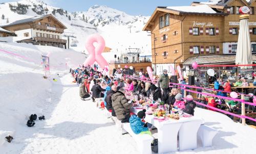#SHESKIS für Pink Ribbon: Gemeinsam gegen den Krebs auf den Pisten Obertauerns
