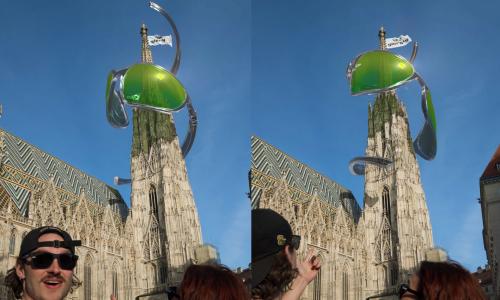 MIXED REALITY AM WIENER STEPHANSDOM: GLORYFY UNBREAKABLE GEHT MIT EINEM ATEMBERAUBENDEN CGI-KUNSTWERK VIRAL