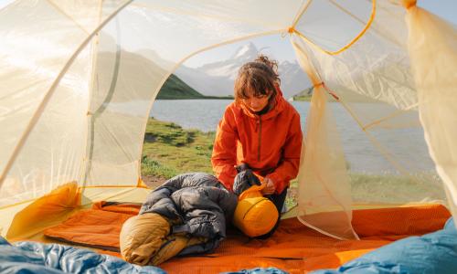 Mit dem Zelt unterwegs