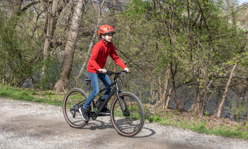 Das neue woom EXPLORE e 6 im SPORTaktiv-Test: Von leuchtenden Augen und LEDs in Lila