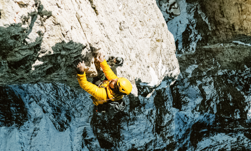 Beide Welten: „Punk Climber“ Luca Andreozzi trifft Urgestein Hanspeter Eisendle