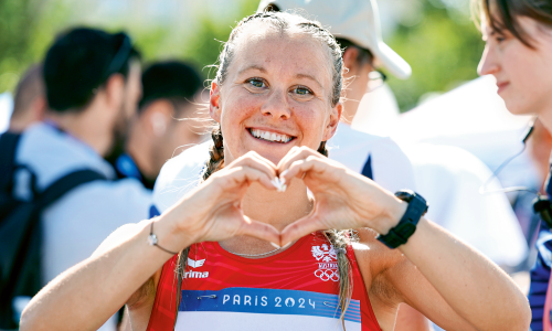 Raus aus deiner Mitte raten Marathon-Rekordlerin Julia Mayer und ihr Coach Vincent Vermeulen