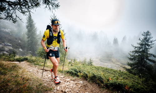 Ultratrail-Läufer Florian Grasel Zehnter beim Tor des Géants