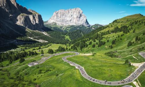 © © Sportograf (Best-of-Gallery) Purer Radsportgenuss in den Dolomiten: SPORTaktiv bei der Maratona dles Dolomites 2026