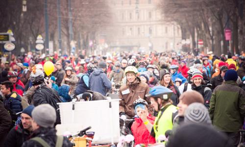 Wiener Radparade Ring / Bild: (c) Karin Ahamer Thumbnail