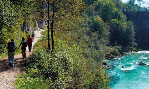 Unterwegs am Alpe-Adria-Trail – Etappe 25: Bovec - Drežnica / Bild: Klavdija Lešnik / Kärnten Werbung GmbH / AlpeAdriaTrail Thumbnail