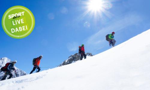 Live dabei: So läuft eine Alpinausbildung ab / Bild: Monika Neiheisser / Button: SPORTaktiv / Montage: sportaktiv.com Thumbnail