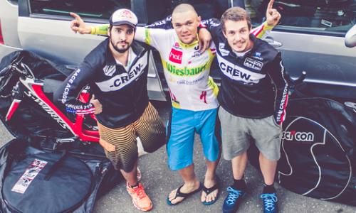 RAAM 2015: Christoph Strasser absolviert erste Trainings in der Wüste / Karelly / lupispuma Thumbnail