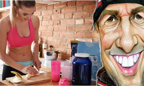 Fit mit Sumi: Aufs Genießen nicht vergessen! / Bild: iStock / gpointstudio // Karikatur: Petar Pismestrovic Thumbnail