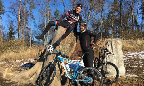 Am Weg zum Dolomitenmann: Bikeeinheit mit Giant-Profi Georg Preidler / Bild: Georg Michl Thumbnail