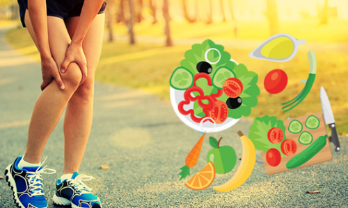 Ernährung bei Sportverletzung / Bild: istock / lzf / macrovector Thumbnail