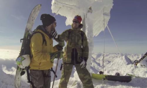 Freeridetour in den Stubaier Alpen: Flo Orley und Chris Fuschlberger eröffnen die Saison / Bild: linehunters.com Thumbnail