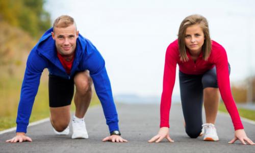 Geschlechterunterschied beim Sport: Wenn Adam und Eva gemeinsam trainieren / Bild: iStock / gbh007 Thumbnail