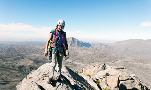 Interview mit einer Bergführerin: Risiken sind ein Teil meines Berufs. / Bild: Elisabeth Steurer Thumbnail