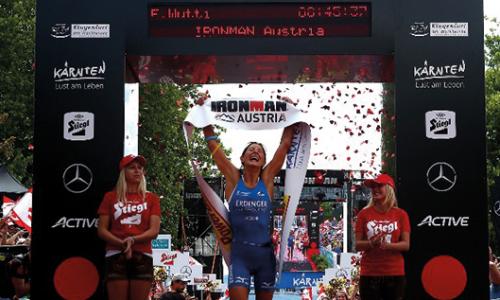 IRONMAN Austria-Favoritin Eva Wutti vor Comeback bei Autounfall verletzt / Bild: Getty Images for IRONMAN Thumbnail
