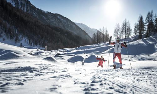 Langlaufen im Ahrntal - Südtirol / Bild: TVB Kronplatz / Manuel Kottersteger Thumbnail
