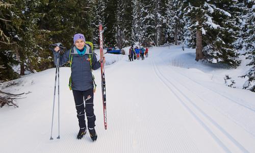 Running Zuschi unterwegs: Wenn Läufer langlaufen ... / Bild: Horst von Bohlen Thumbnail