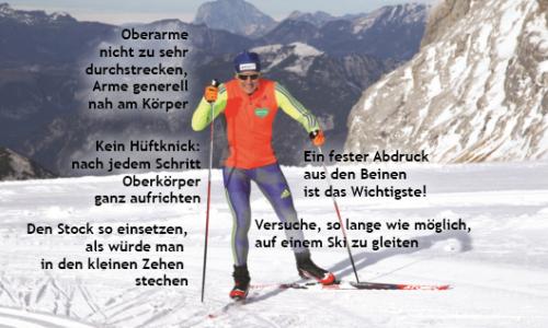 Techniktipps von Langlauf-Weltmeister Alois Stadtlober / Bild: Hans-Peter Steiner Thumbnail